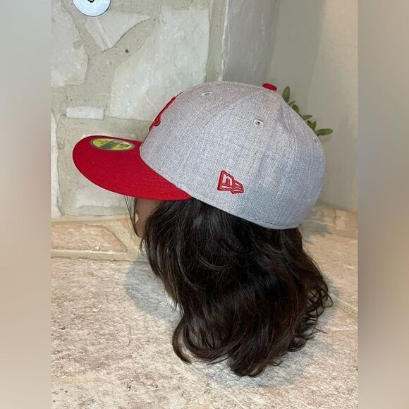 New Era Houston Rockets low crown 7 5/8 fitted cap - Picture 4 of 8